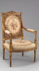 Armchair Fauteuil 18th C French Carved And Gilded Beechwood 100 67 60 Cm Gif Antique French Furniture Neoclassical Furniture Drawing Room Furniture