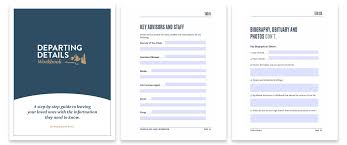 How sharp is your motorcycle helmet? Estate Planner And Checklist Departing Details Workbook Estate Planning Workbook Checklist