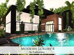 The Sims Resource Modern Luxury 4 House By Pralinesims Sims 3 Downloads Cc Caboodle Sims House Luxury Homes Exterior Luxury Houses Entrance