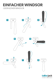 Eine krawatte zu binden ist gar nicht so einfach. Einfacher Windsor Knoten Anleitung Zum Binden