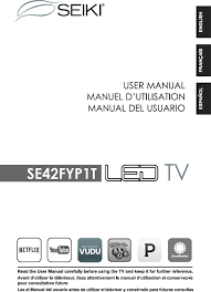 Parental locks are a convenient and important feature of many modern tvs. Se42fyp1t Led Tv User Manual Se42fyp1t User Avision Technology Changzhou