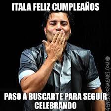 Chayanne celebró feliz su cumpleaños escucha esta nota aquí para chayanne , su familia y sus millones de fans, c ada 28 de junio es un día de celebración, pues es en esta fecha cuando el. Itala Feliz Cumpleanos Paso A Buscarte Para Seguir Celebrando Meme De Beso Chayanne Imagenes Memes Generadormemes