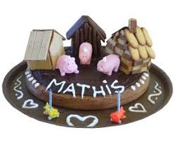 Les 3 Petits Cochons Recette Gateau Chocolat Gateau Anniversaire Rigolo Gateau Anniversaire