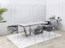 Dining chairs in los angeles. Grey Chrome Los Angeles Hugging Tub Chair Niches