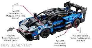 Activity pads, building kits, collectible toys, puppets Lego Technic Reveal 42123 Mclaren Senna Gtr New Elementary Lego Parts Sets And Techniques