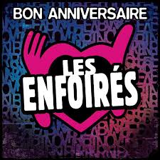Les enfoirés (french for the tossers), is the name given to the singers and performers in the yearly charity concert for the restaurants du cœur (les restos du cœur). Bon Anniversaire Les Enfoires Amazon Fr Musique