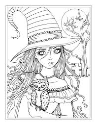Night Flyers Witch Coloring Pages Halloween Coloring Book Halloween Coloring Pages