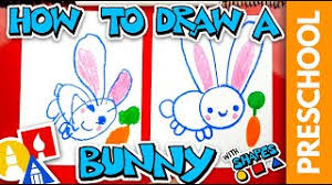 For the tail, draw a circle that is touching the body. How To Draw A Baby Bunny Rabbit Anirollz Safe Videos For Kids