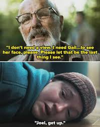 Before dying, Eugene tells Joel that he needs to see Gail's face before he  dies. Ellie's face is the last thing Joel sees before dying. :  r/ThelastofusHBOseries