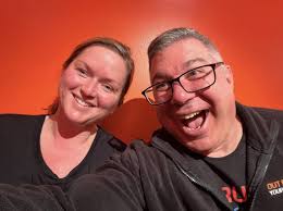 Adam Scott Seen Filming Movie with Director James Ashcroft in Westfield  (Photos)