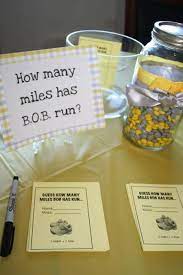Race To The Finish A Running Themed Baby Shower Baby Shower Wedding Shower Themes Baby Shower Themes
