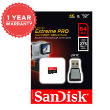 Sandisk 64gb 90 mb/s class 10 uhs 3 extreme sdxc i memory card. Sandisk Extreme Pro Microsdxc 64g Sdsdqxpj 064g 275mb S U 3 4k Class 10