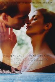 Penelope Cruz with Nicholas Cage in Captain Corellis Mandolin Movie Poster  Photo Print (24 x 30)