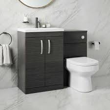 They can be fitted into any style of bathroom, which makes them perfect for smaller areas where storage space is at a premium. Combined Basin Toilet Furniture Units Tap Warehouse