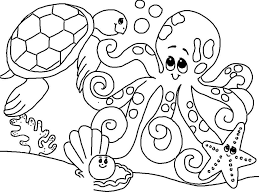 Sea Animals Coloring Pages For Kids K5 Worksheets Ocean Coloring Pages Turtle Coloring Pages Animal Coloring Books
