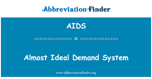 Aids Definition Almost Ideal Demand System Abbreviation Finder