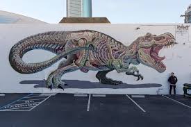 Anatomical Murals Of Bisected Animals By Street Artist Nychos Street Artists Street Art Art