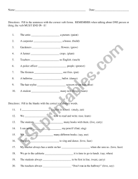 Depending on the person, the simple present tense is formed by using the root form or by adding ‑s or ‑es to the. Simple Present Tense Verbs Esl Worksheet By Susanlwilliams