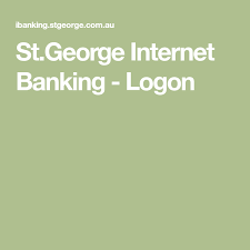 George bank customer and have a valid username and password, and have enrolled for an internet. St George Internet Banking Logon Banking Internet Incoming Call Screenshot