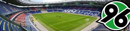 Flags at hannover 96 stadium. Hdi Arena Home To Hannover 96 Football Ground Map