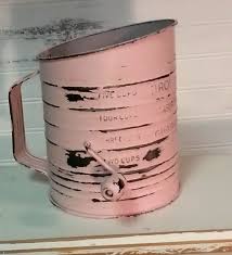 upcycled shabby pink vintage kitchen