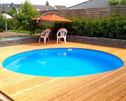 Rundbecken Stahlwandpool Made In Germany 1 20 M Tief Pool Haus Und Garten Poolgestaltung