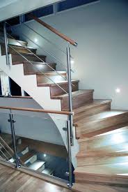 Stainless Steel Glass And Wood All Together Modern Stairs Stainless Steel Staircase Architectural Inspiration
