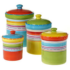 Kitchen canisters help keep track of your essentials with an element of style. Certified International Mariachi 4 Pc Kitchen Canister Set