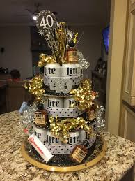 Cake design for men beer. Torte Aus Dosen Basteln Ausgefallene Ideen Fur Geschenke Fur Manner Beer Can Cakes 40th Birthday Decorations Beer Birthday Party