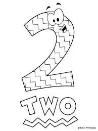 Number Two Coloring Page Tim S Printables Coloring Pages Preschool Coloring Pages Free Printable Coloring Pages