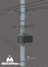 3d Power Poles Model Free Download Architecture Visualization 3d Design Projects Architectural Elements
