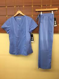 New Grey S Anatomy Ceil Blue Solid Scrubs Set With Large Top L Petite Pant Nwt Fashion Clothing Shoes Accessories Uniform Petite Pants Scrubs Scrub Sets