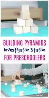Learn how to build a model pyramid that egyptian pharaohs would be proud of! Preschool Desert Theme Cubed Pyramid Steam Station The Keeper Of The Memories