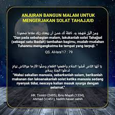 Sholat tahajud adalah sholat sunnah yang dianjurkan rasulullah. Trending News Today Jika Sebelum Ini Memang Sangat Liat Bangun Solat Tengah Malam Tapi Selepas Amalkan 4 Cara Senang Ini Allah Berikan Kenikmatan Bersolat Tahajjud