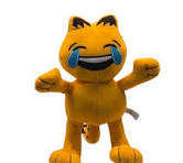 Garfield Laughing Crying Emoji Plush Figure Toy