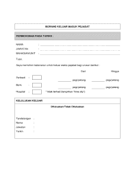 Borang permohonan borang kebenaran keluar pejabat. Fillable Online Peraturan Mengenai Kebenaran Untuk Meninggalkan Pejabat Dalam Fax Email Print Pdffiller