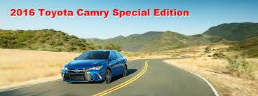 Check out the full specs of the 2016 toyota camry se, from performance and fuel economy to colors and materials. 2016 Camry Special Edition Specs