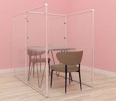 Image result for station partition salon salon interior. 6 Perspex Screen Frame Designs For Hairdressers Barbers And Nail Salons Simplified Building