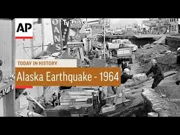 The motion of the pacific plate has molded the face of alaska, giving rise to mountains as well as pulling apart river valleys. Alaska Earthquake 1964 Today In History 27 Mar 17 Youtube