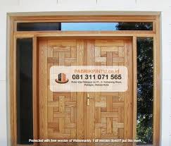 Kami tampilkan lengkap dengan ukuran, harga satuan dan harga per m1 / per meter kubik. Jual Pintu Kupu Tarung 1 Cimahi Pabrik Pintu