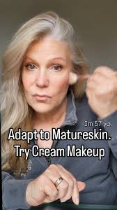Oh, you wanted smooth skin… Look, I'm 57 and I get it. Your makeup looks  dry, crusty and it feels like why even bother? The right makeup (made for  mature skin) looks