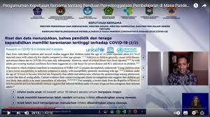 Background pendidikan keren masa pandemi : Kenapa Pembelajaran Tatap Muka Ptm Terbatas Harus Dipercepat Ini Alasannya