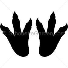 Dinosaur Footprints Silhouette Dinosaur Footprint Dinosaur Silhouette Dinosaur Clip Art