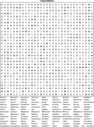 Review The Periodic Table With A Fun Element Word Search Word Find Words Free Printable Word Searches