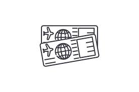 Clip art is a great way to help illustrate your diagrams and flowcharts. Airplane Tickets Line Icon Concept Airplane Illustration Airplane Tickets Paper Airplane Tattoos