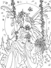 Pin By Jennifer Johnson On Coloring Pages Fairy Coloring Pages Fairy Coloring Coloring Pages For Grown Ups