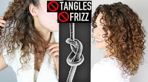 Here are five tips that you can incorporate into your routine 1. Causes Of Tangles In Curly Hair How To Prevent Frizz Curly Haircare For Beginners Youtube