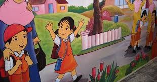  Pin Di Lukisan Dinding