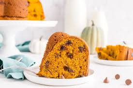 Fold in chocolate chips, reserving a small amount to sprinkle on top. Pumpkin Chocolate Chip Bundt Cake Recipe Barbara Bakes