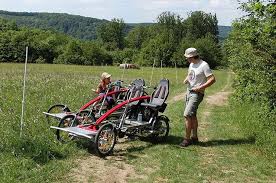 Radwandern Mit Metallhase Vierrad Tandem Fahrrad Tandem Fahrrad Tandem Fahrrad